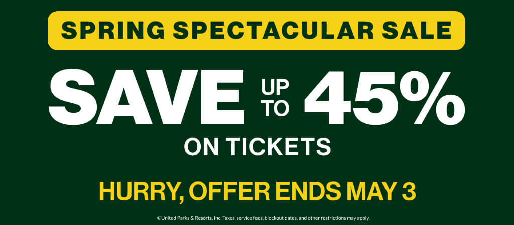 Save up to 45% on Tickets