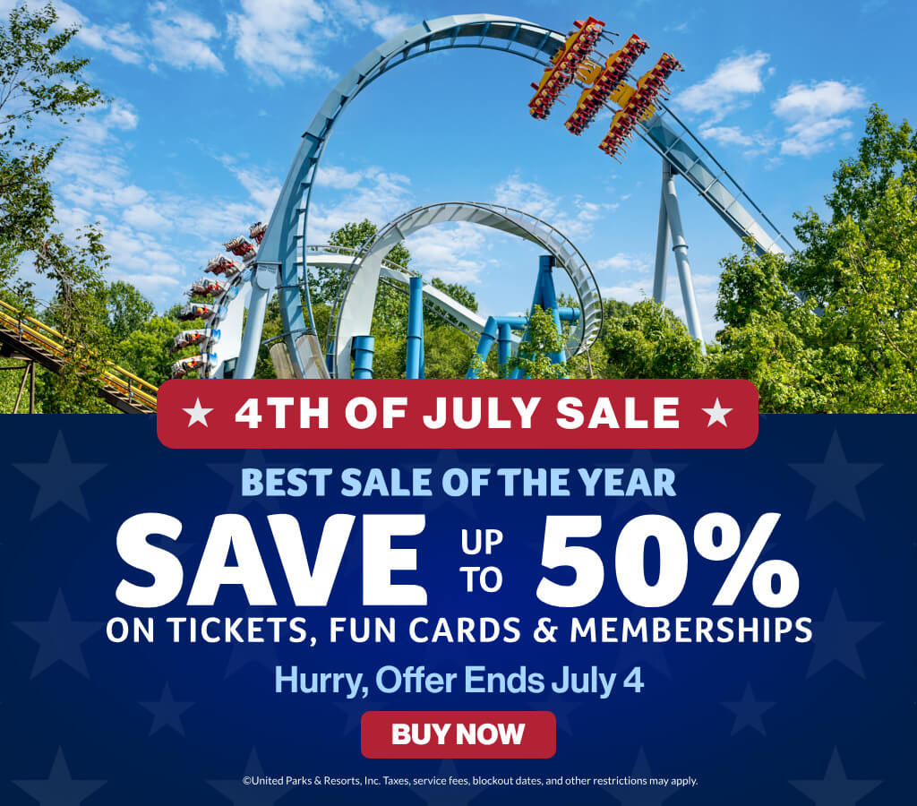 4th of July Sale: Save up to 50% on Tickets, Fun Cards & Memberships