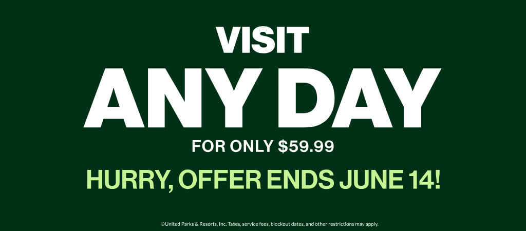 Visit Any Day for only $59.99