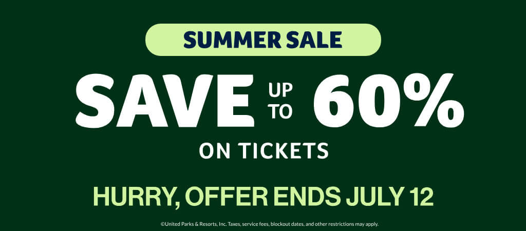 Summer Sale: Save up to 60% on Tickets