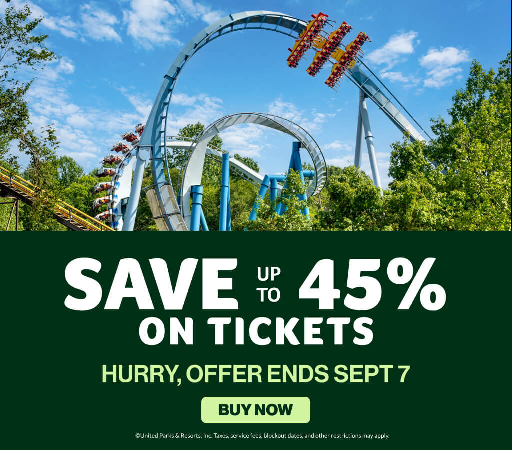 Save Up To 45% on Tickets
