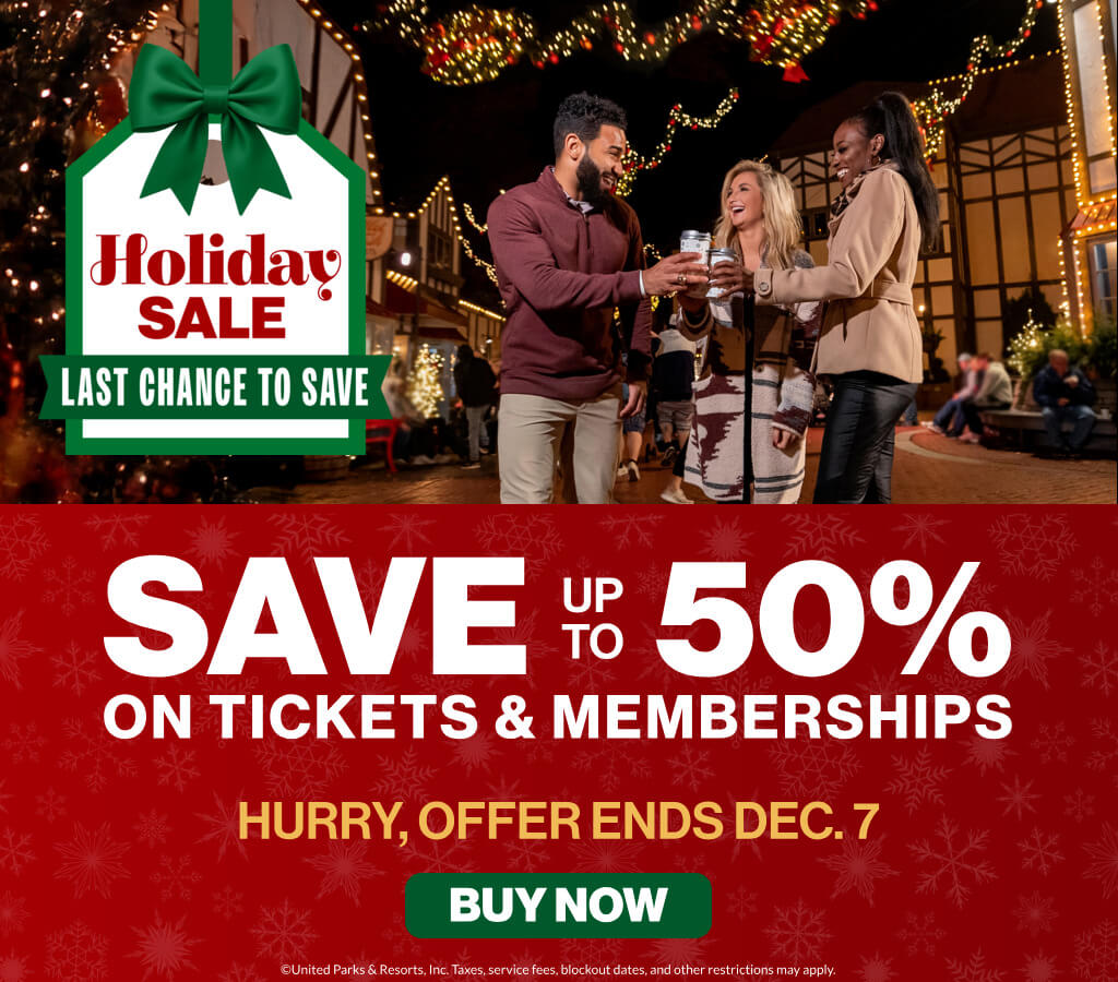 Holiday Sale: Save up to 50% on Tickets & Memberships