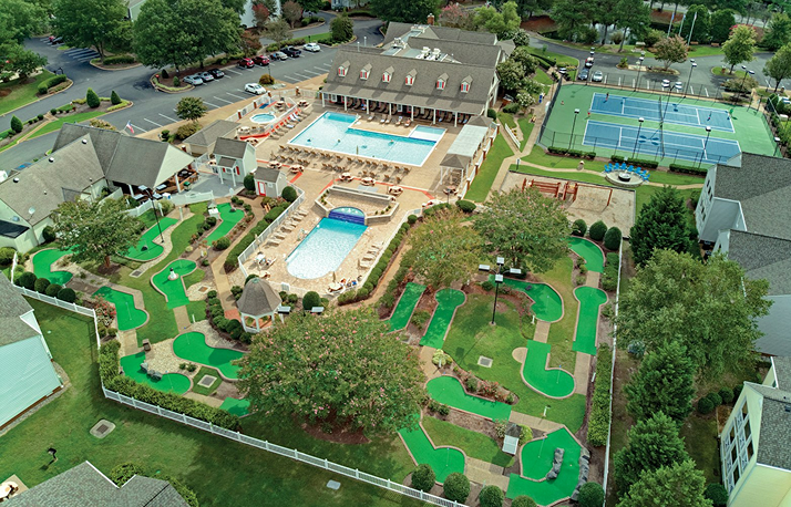 kings gate overhead view