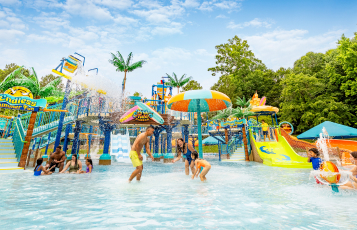 High Tide Harbor water play area
