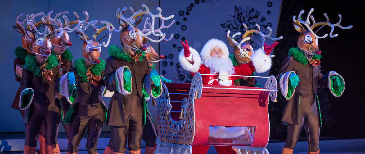 Festive Shows at Busch Gardens Williamsburg Christmas Town.