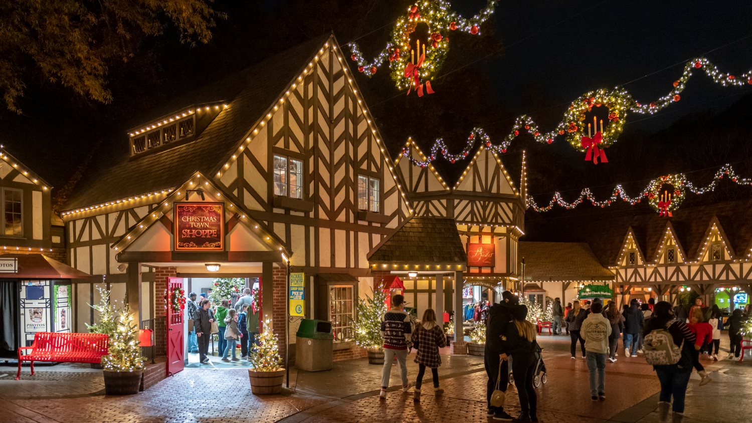 The World’s Most Beautiful Theme Park is once again transformed with over ten million twinkling lights at Busch Gardens Williamsburg Christmas Town.