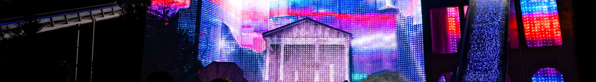 Winter wonderland comes alive with an all-new dynamic light spectacular, featuring over a million twinkling LED lights choreographed to music at Buch Gardens Williamsburg Christmas Town.