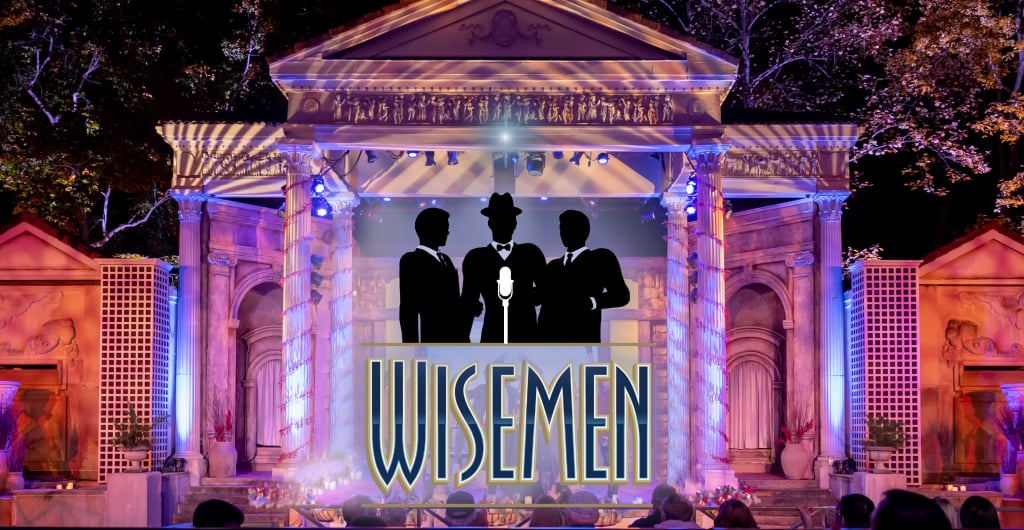 The new Wisemen show at Busch Gardens Williamsburg only available during Christmas Town.