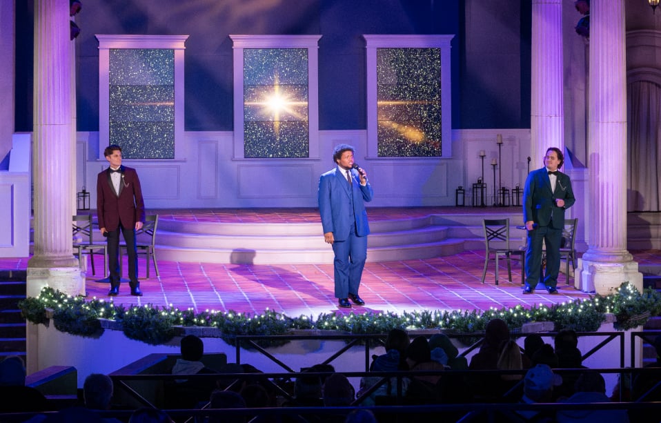 The new Wisemen show at Busch Gardens Williamsburg only available during Christmas Town.