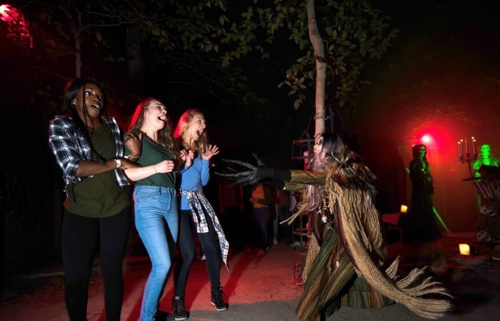 Haunted House scares at Busch Gardens Williamsburg Howl-O-Scream.
