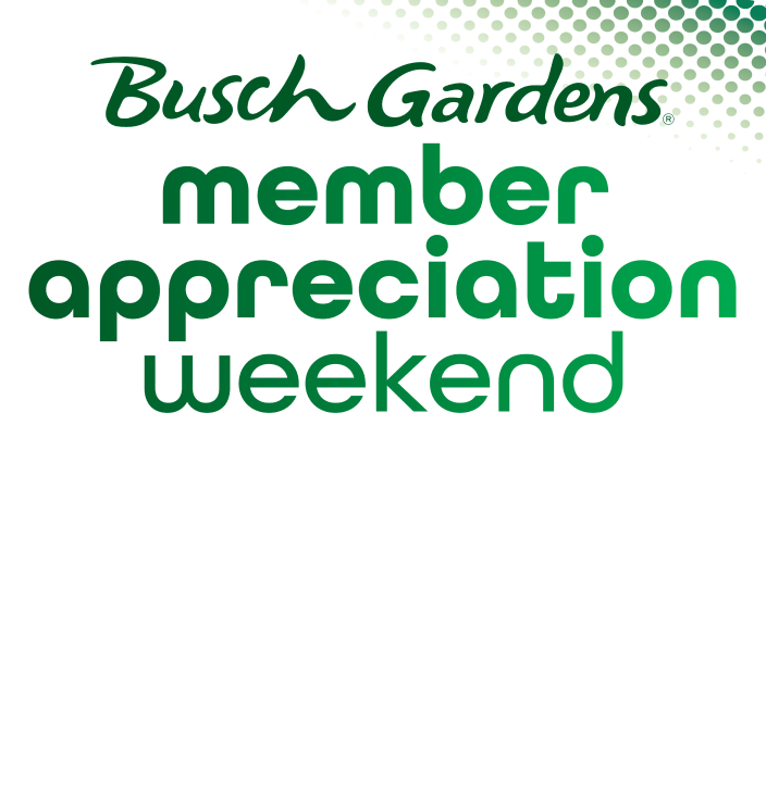 Busch Gardens Member Appreciation Weekend Logo.