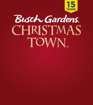 Christmas Town at Busch Gardens Williamsburg.