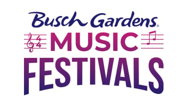 Busch Gardens Tampa Bay Music Festivals Logo.