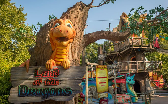 Land of the Dragons is one of our kid-friendly play areas