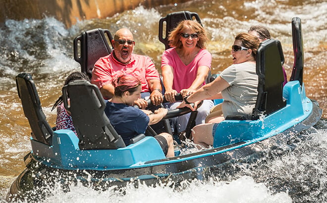 Water rides at Busch Gardens Williamsburg
