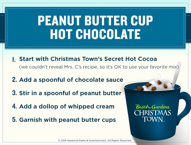 Peanut Butter Cup hot cocolate recipe