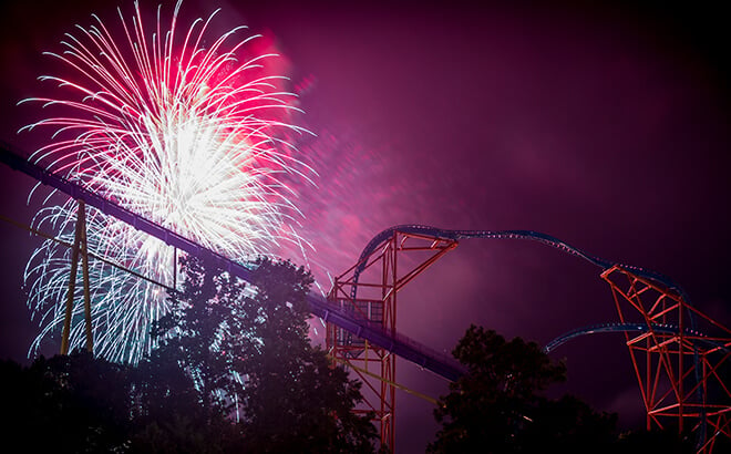Join us for 4th of July fireworks at Busch Gardens in Virginia
