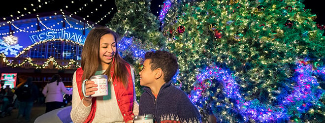 O'Tannenbaum and Das Festhaus in Germany at Busch Gardens in Virginia