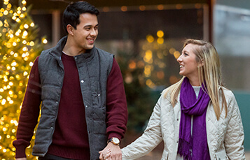 Date night ideas at Busch Gardens Christmas Town