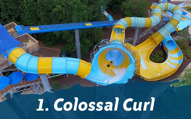 Top 5 Thrill Rides at Water Country USA: #1 Colossal Curl