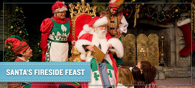 Santa's Fireside Feast, holiday dining experience for the family