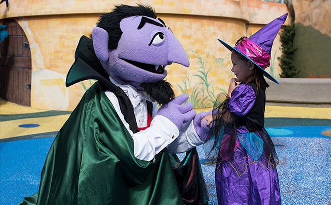 The Count's Spooktacular, family friendly Halloween event at Busch Gardens Williamsburg