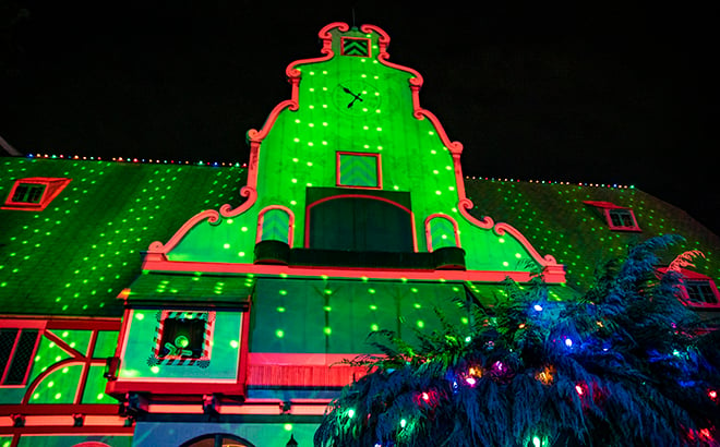 Wilkommenhaus in Germany during Christmas Town at Busch Gardens