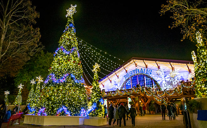 Festhaus in Germany at Busch Gardens Williamsburg during Christmas Town