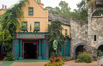 Grogan's Pub located in Ireland at Busch Gardens Williamsburg.