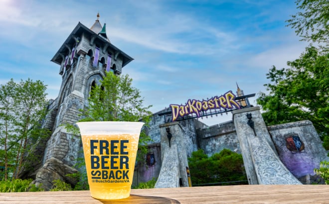 Free Beer is back at Busch Gardens Williamsburg.