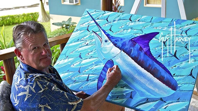 Guy Harvey - renowned artist and conservationist at Busch Gardens Williamsburg