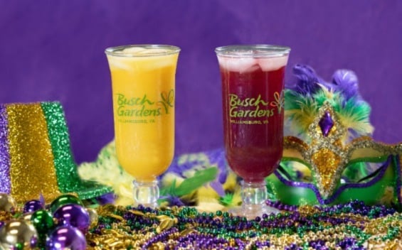 Busch Gardens Mardi Gras Bloody Mary and Mimosa