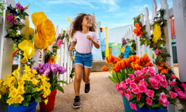 Flower Maze at Busch Gardens Williamsburg Sesame Street® Kids Weekends. 