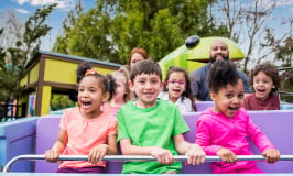 Kid-Friendly Rides at Busch Gardens Williamsburg Sesame Street® Kids Weekends. 