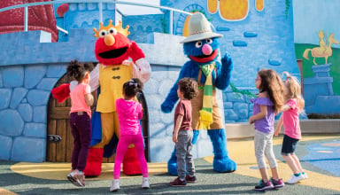 Dance Party at Busch Gardens Williamsburg Sesame Street® Kids Weekends. 