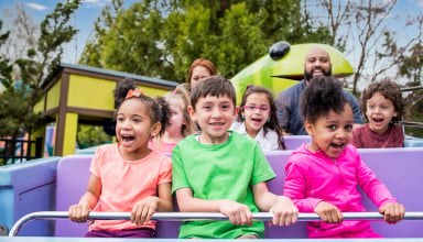 Kid-Friendly Rides at Busch Gardens Williamsburg Sesame Street® Kids Weekends. 