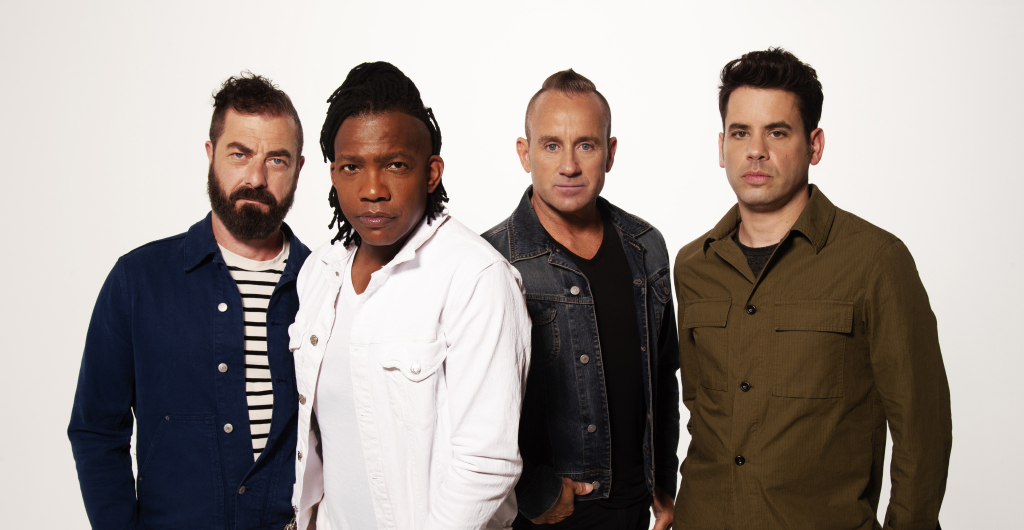Newsboys performing live at Busch Gardens Williamsburg during the Summer Nights Concert Series.