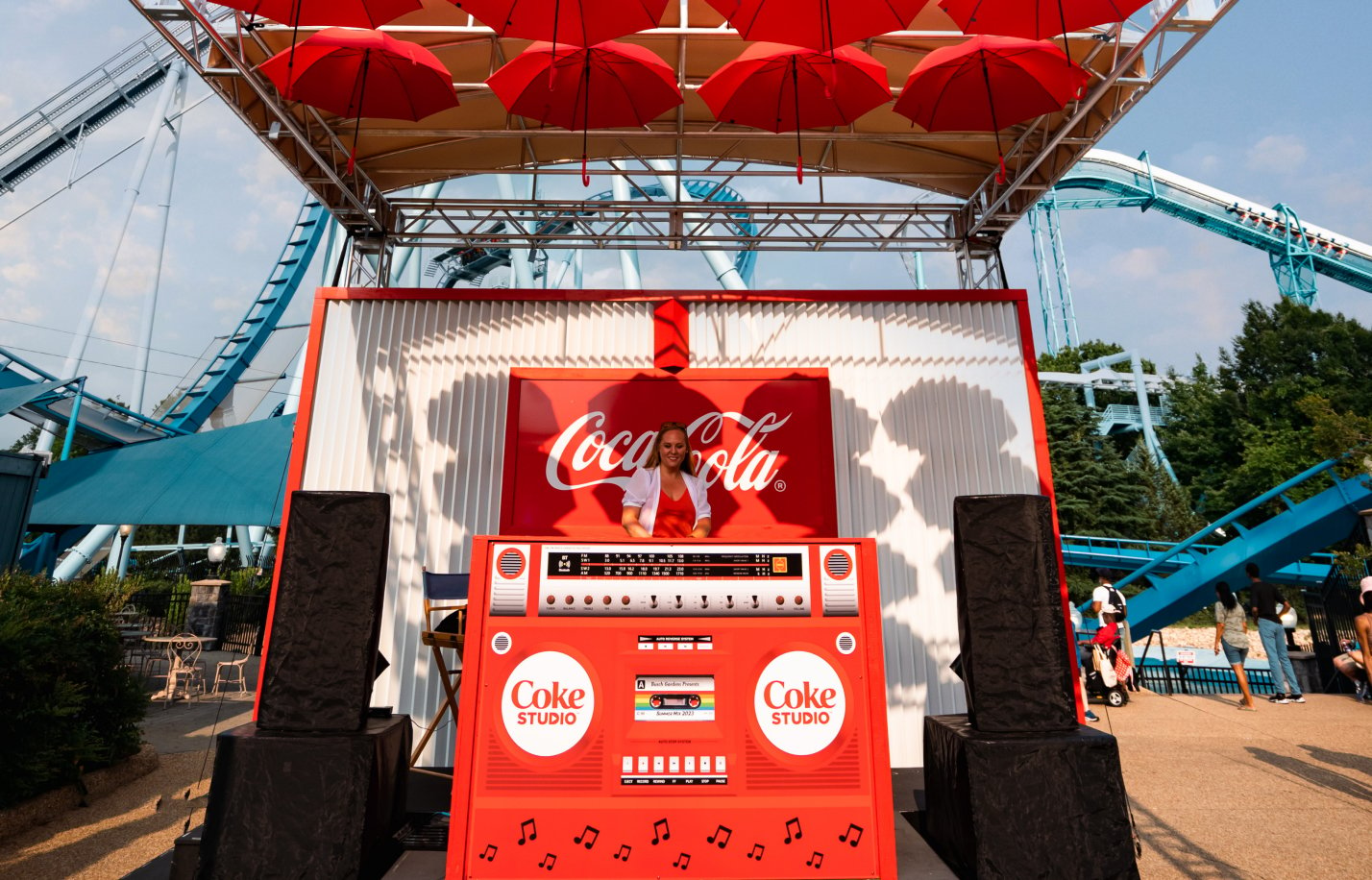 Coke Studio Sound Stage DJ Presented by Coca-Cola® at Busch Gardens Williamsburg Summer Nights.
