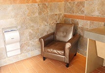 Nursing rooms for mothers available