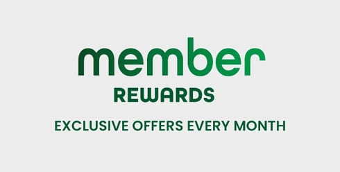 Member rewards exclusive offers every month