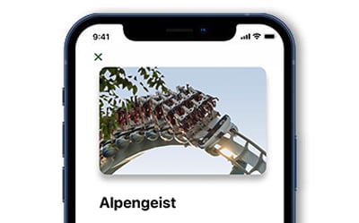 Guide Section of the Mobile App showing Alpgenist