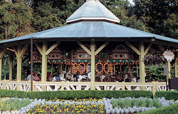 Kinder Karussel family carousel at Busch Gardens Williamsburg
