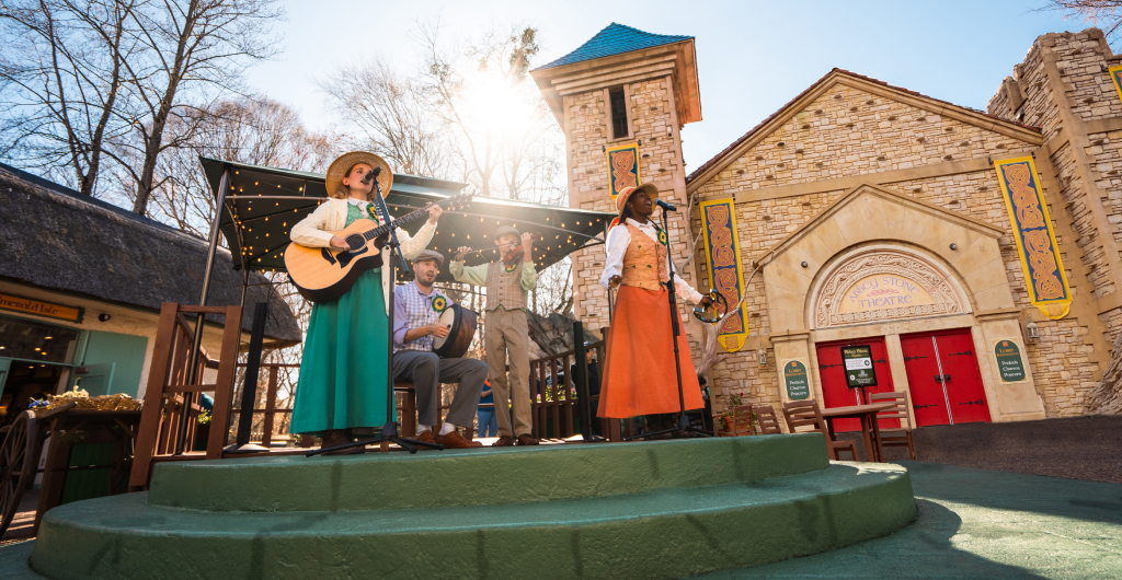 Dublin Over musical performance of Irish tunes at Busch Gardens Williamsburg.