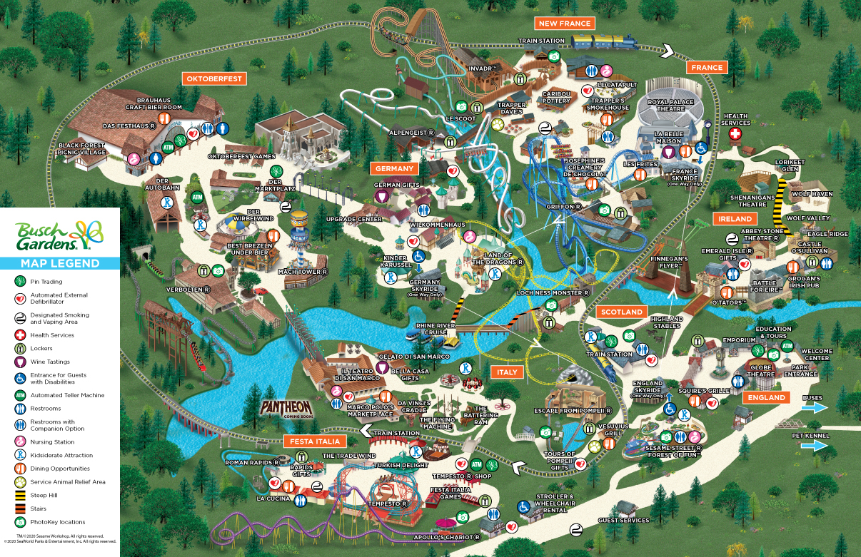 Williamsburg Va Map >> Interactive Theme Park Map Busch Gardens Williamsburg Williamsburg Va Map >> Interactive Theme Park Map Busch Gardens Williamsburg
